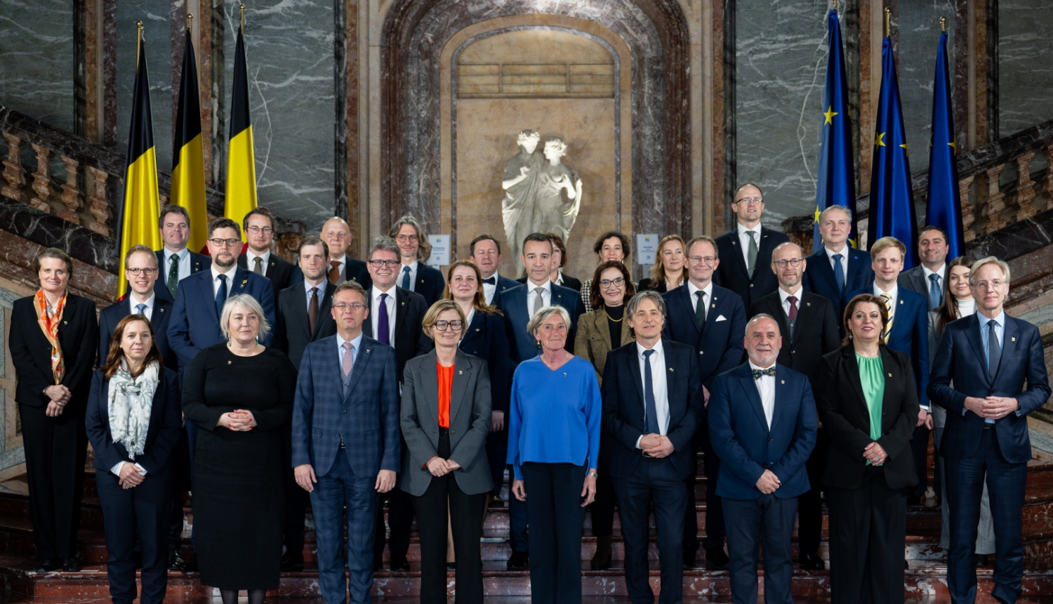 Eiropas Savienības izglītības ministru sanāksmē Briselē. Kopbilde