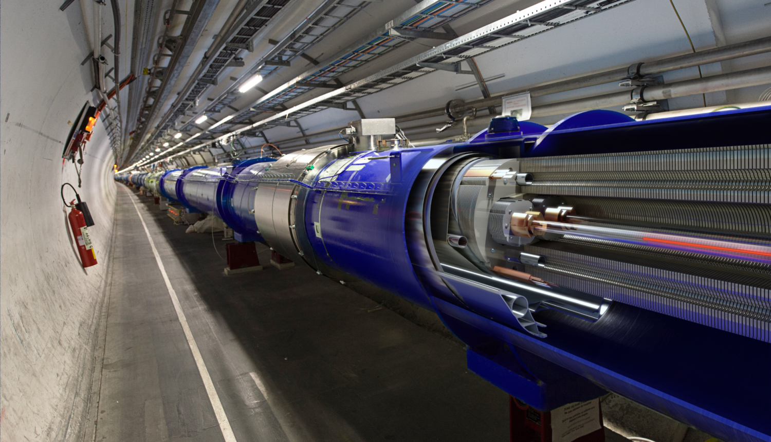 3D cut of the LHC dipole