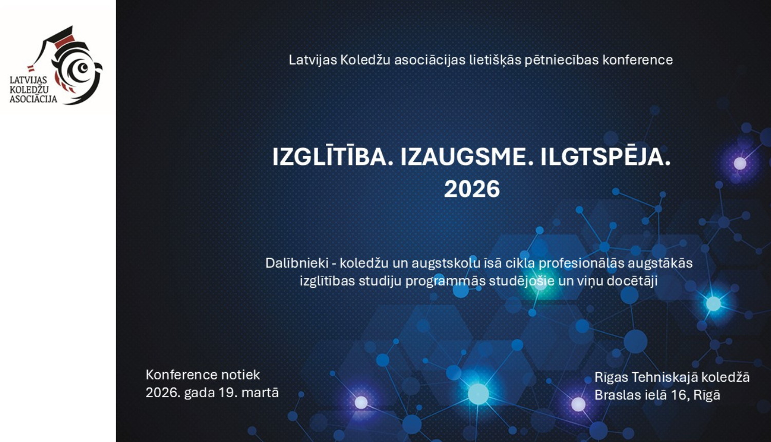 Latvijas Koledžu asociācijas lietišķās pētniecības konference