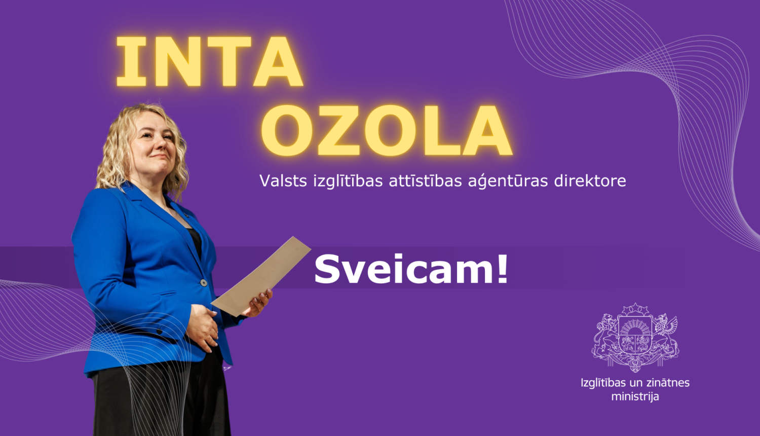 Inta Ozola, VIAA direktore.
