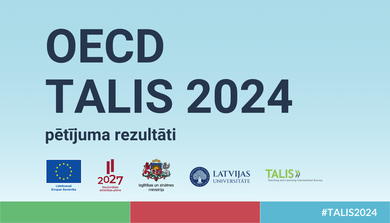 OECD TALIS 2024 pētījuma rezultāti
