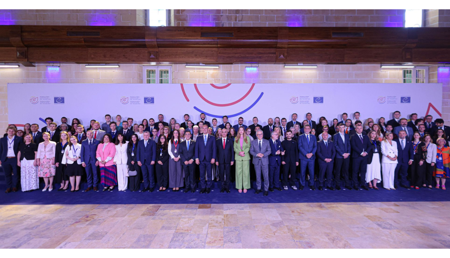 10. Eiropas Padomes jaunatnes ministru konferences dalībnieku kopbilde