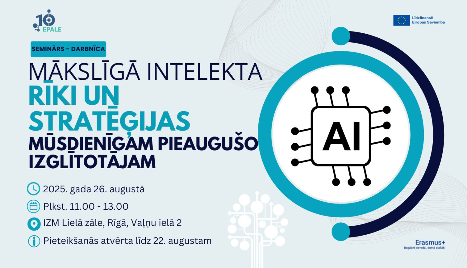 Mākslīgā intelekta rīki un stratēģijas mūsdienīgam pieaugušo izglītotājam