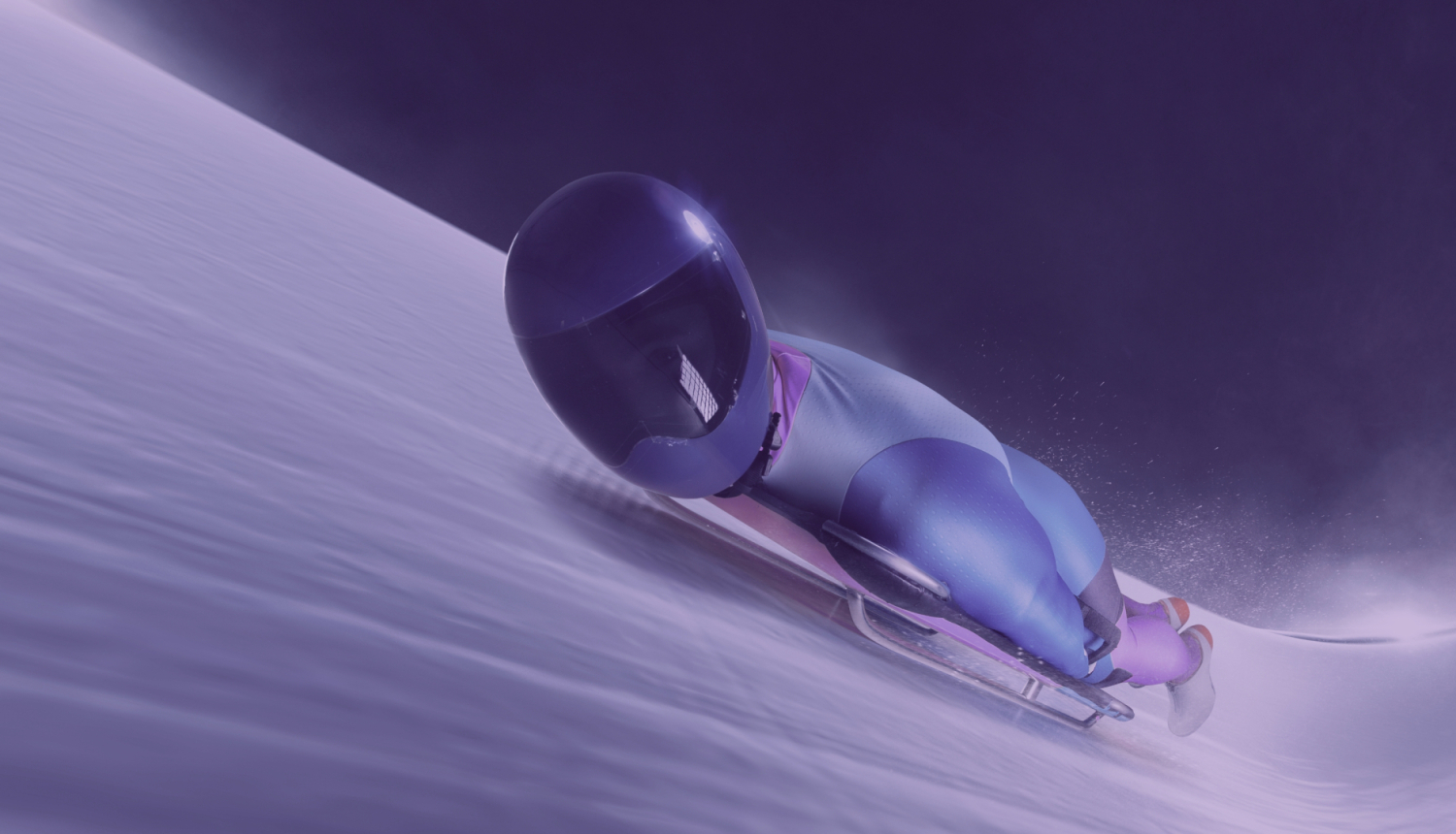 Skeletonists uz ledus