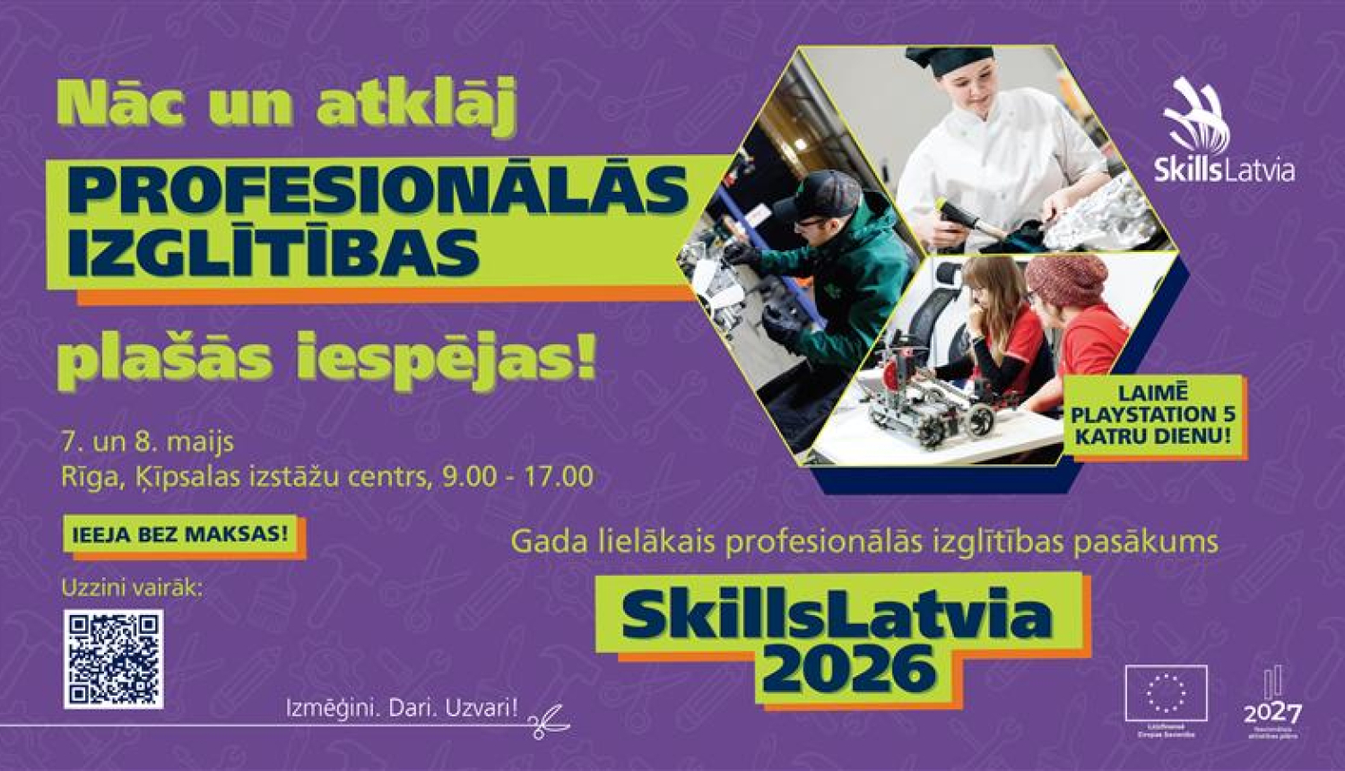 Profesionālās izglītības pasākums "SkillsLatvia 2026"