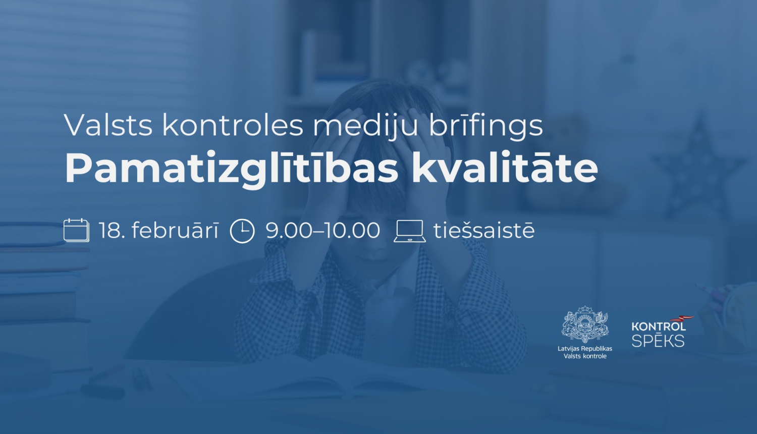 Valsts kontroles mediju brīfings