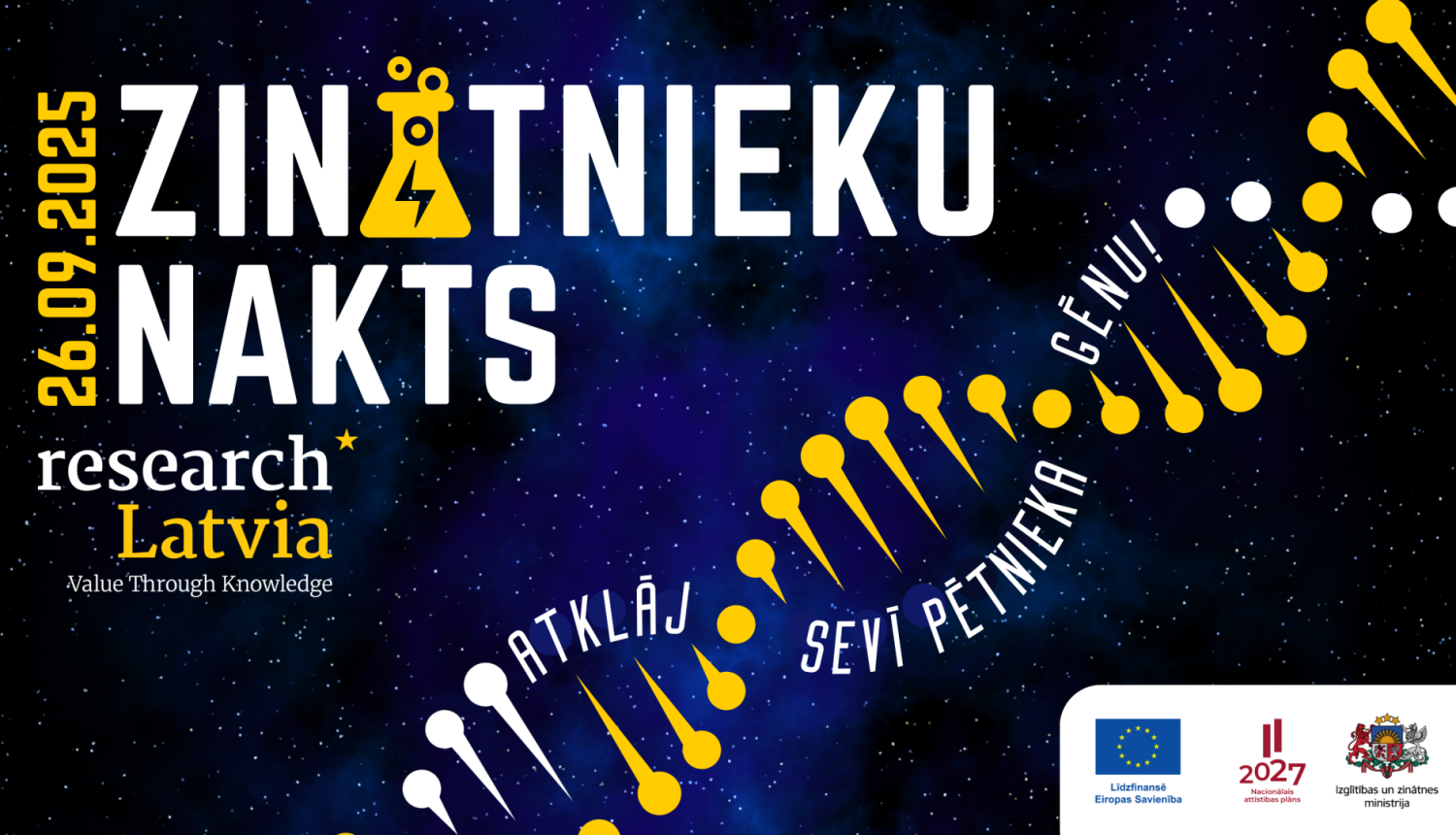 Zinātnieku nakts 2025. 26.09.2025.