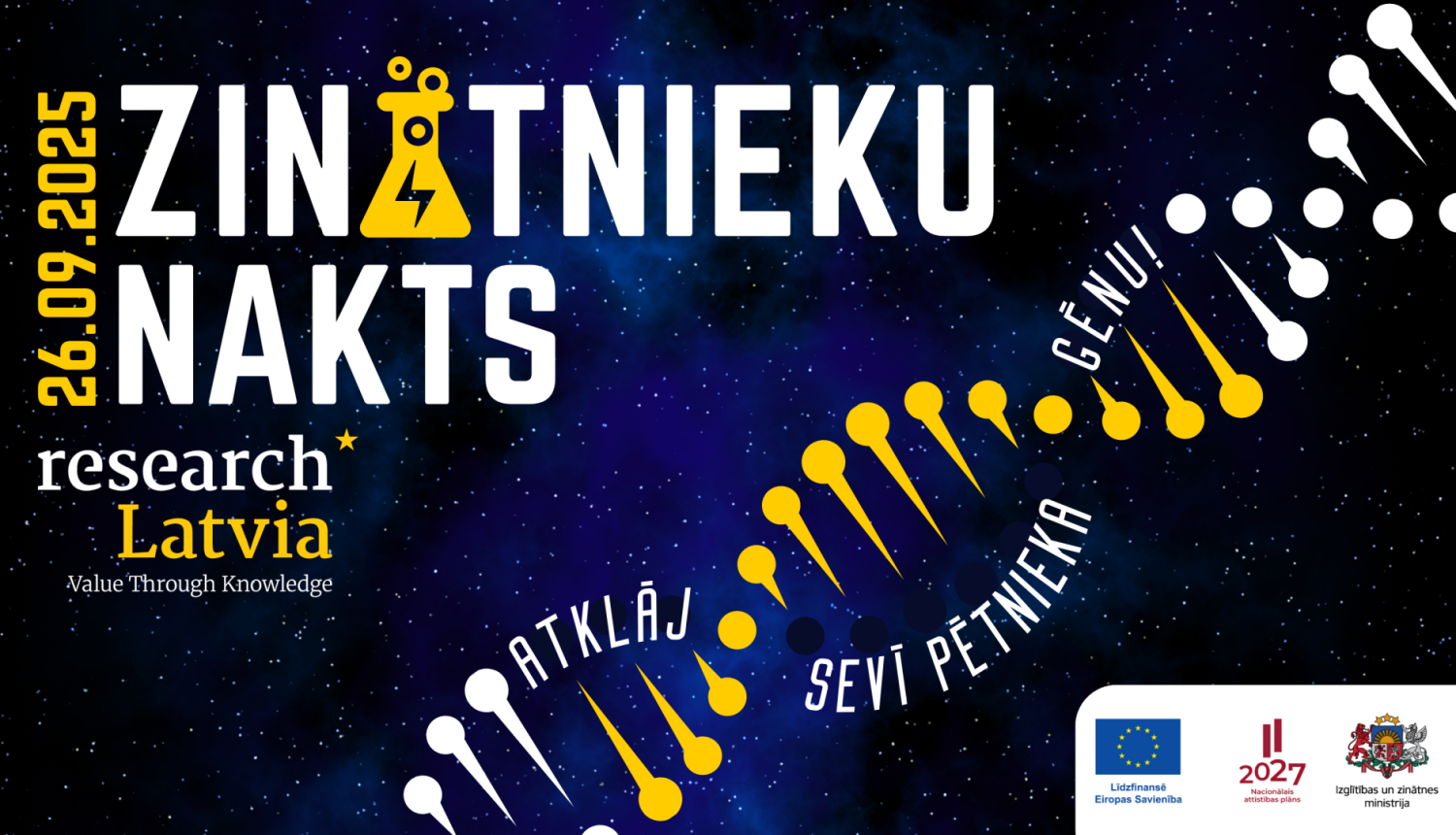 Zinātnieku nakts 2025. 26.09.2025.