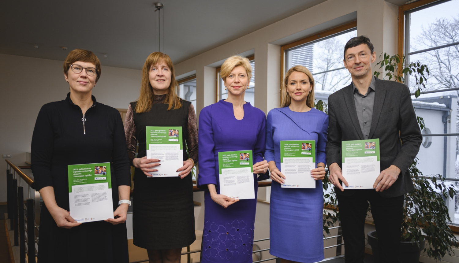 UNESCO Globālā izglītības monitoringa ziņojuma “Tehnoloģijas izglītībā” prezentēšana