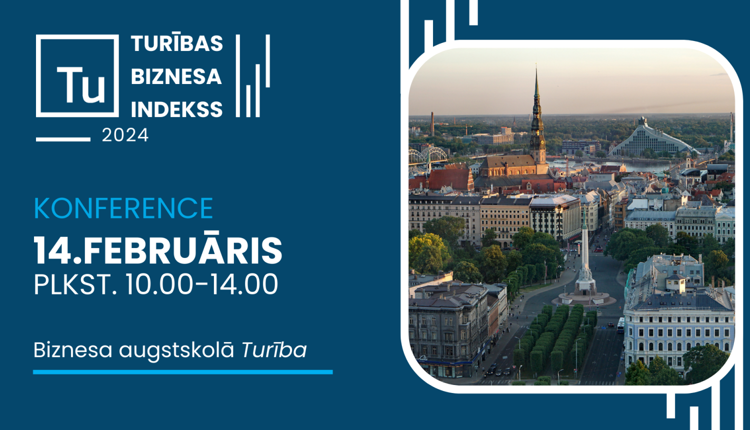 Turības biznesa indeksa konferences plakāts