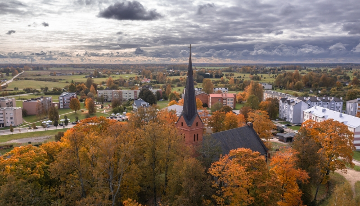 Ropažu novads no putna lidojuma