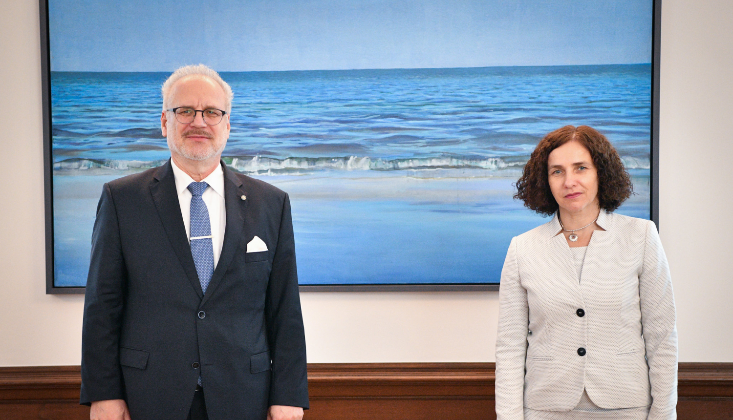 Ilga Šuplinska ar Valsts prezidentu pārrunā augstākās izglītības reformas un citus jautājumus