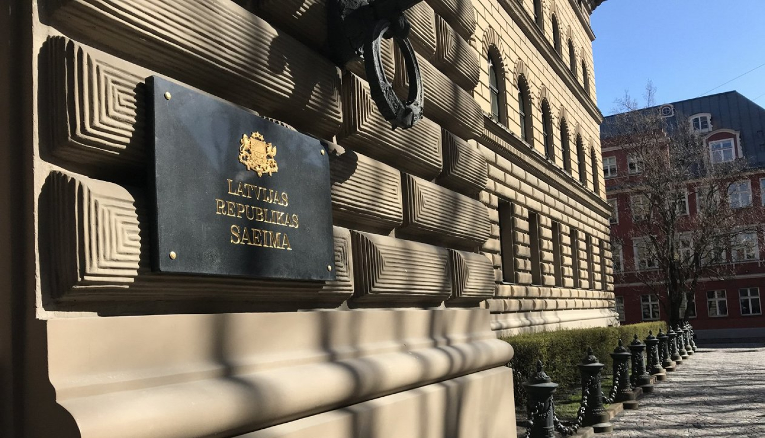 Latvijas Republikas Saeimas ēka.