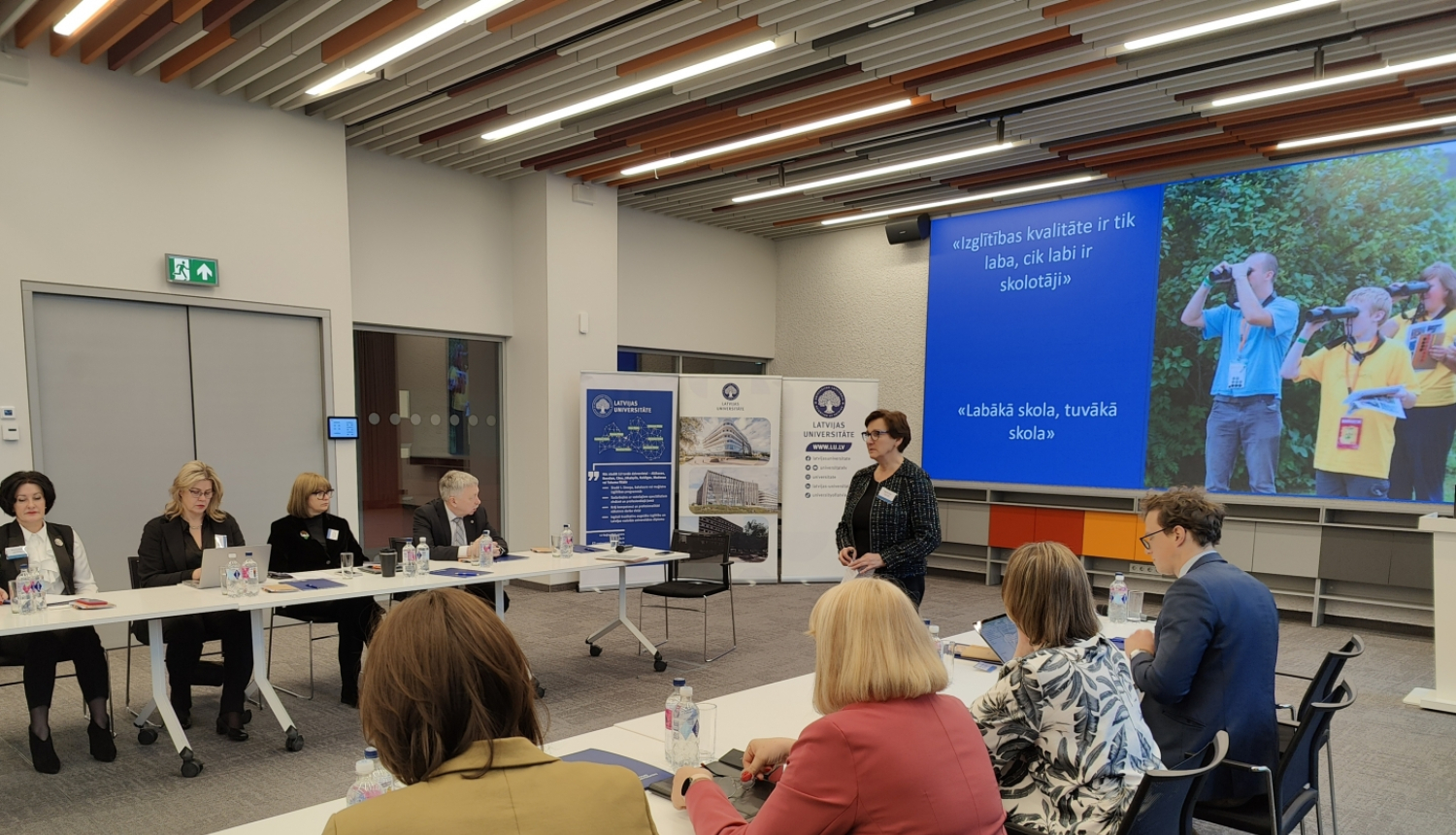 LU un IZM diskusija Ventspilī