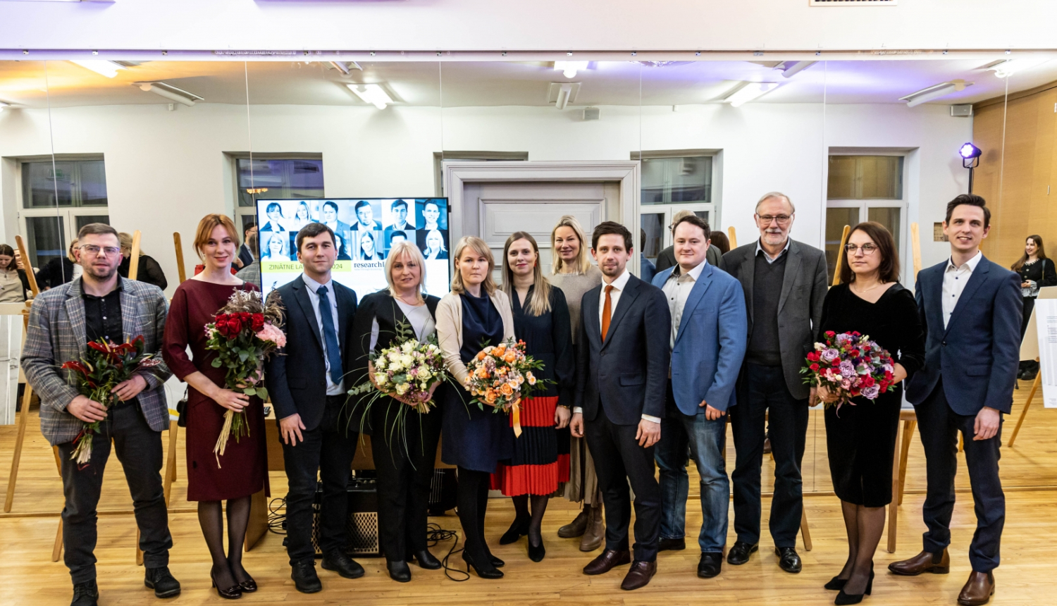 Zinātnes kalendāra zinātnieku kopbilde