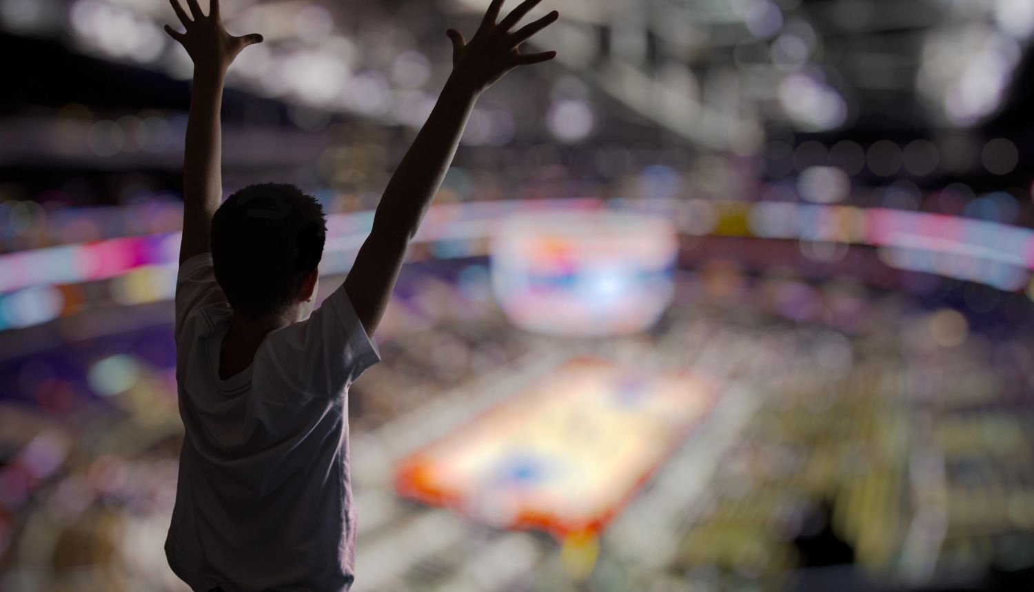 Sporta pasākums, bērns priecājas