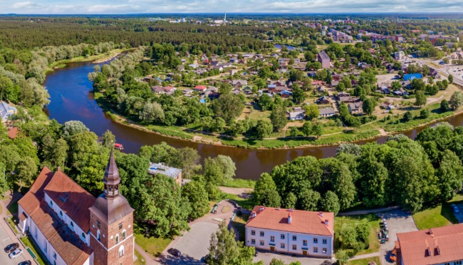 Valmiera no putna lidojuma