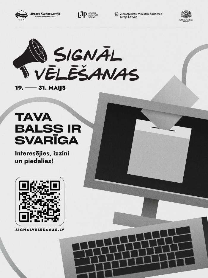 Signālvēlēšanas 19.-31.maijā. Tava balss ir svarīga!