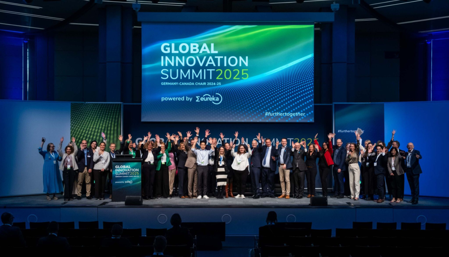 Globālā inovāciju samita 2025 noslēgums. Publicitātes foto: EUREKA.