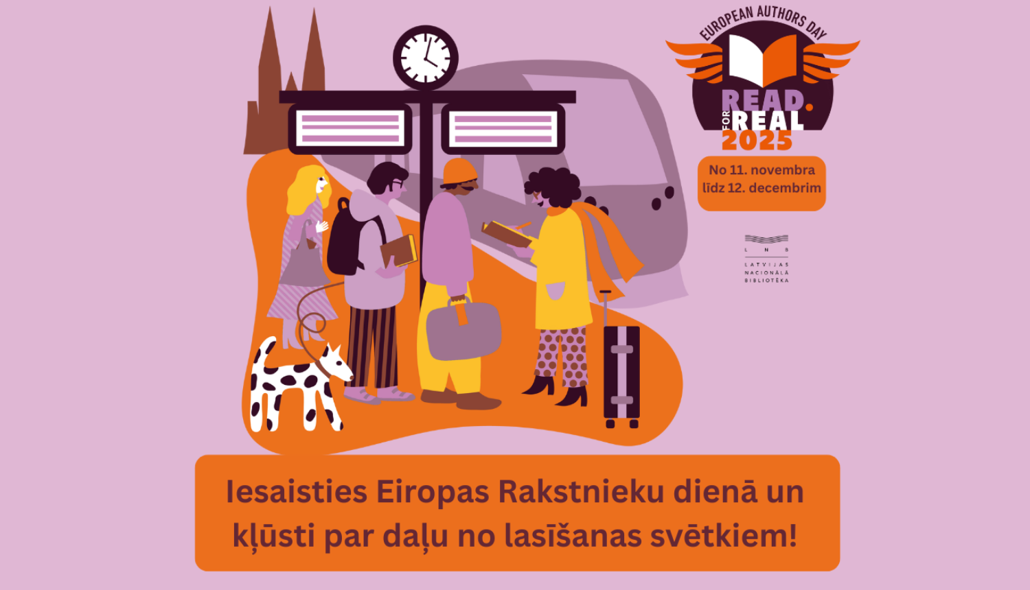 Iesaisties Eiropas Rakstnieku dienā un kļūsti par daļu no lasīšanas svētkiem!