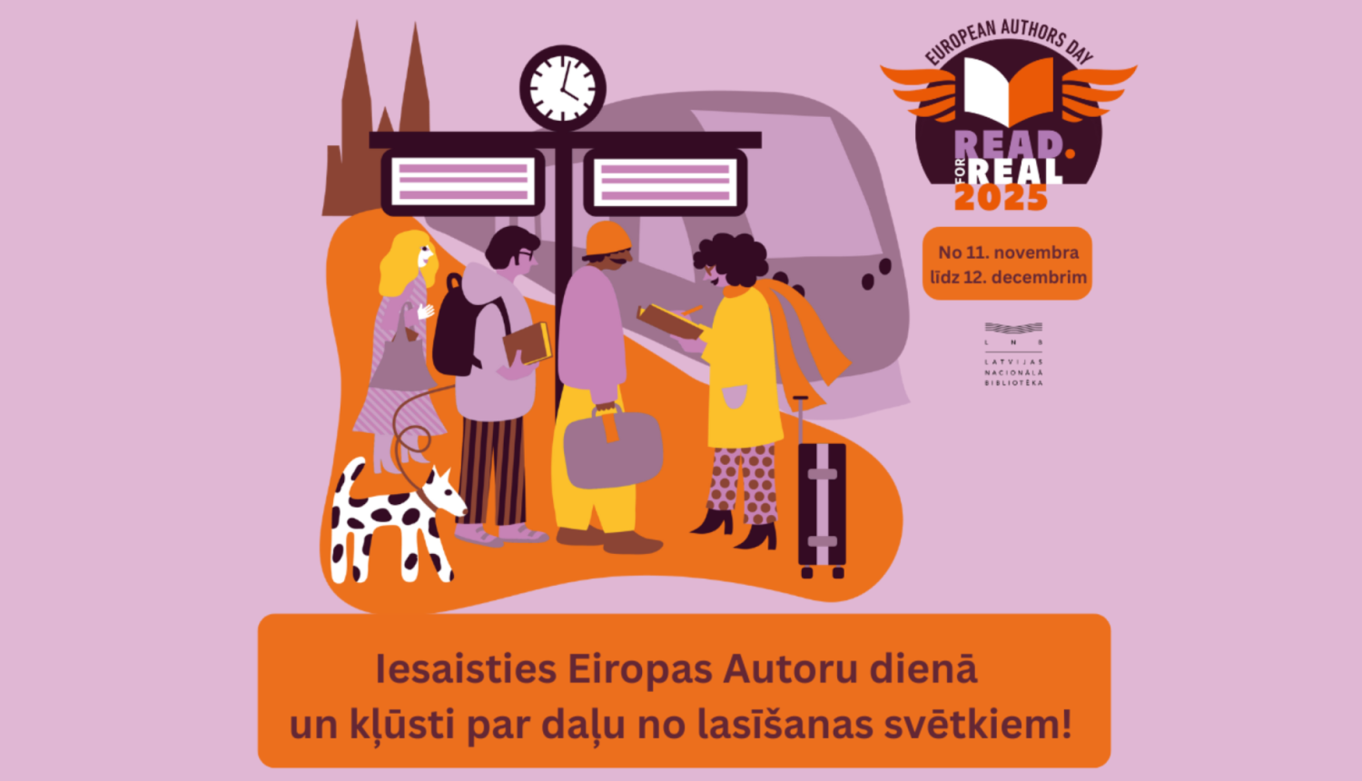 Iesaisties Eiropas Rakstnieku dienā un kļūsti par daļu no lasīšanas svētkiem!