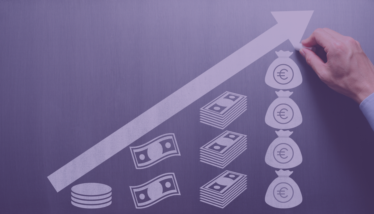 Naudas pieauguma diagramma