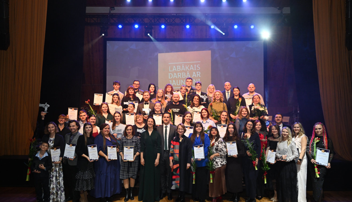 Konkursa Labākais darbā ar jaunatni 2025 laureāti