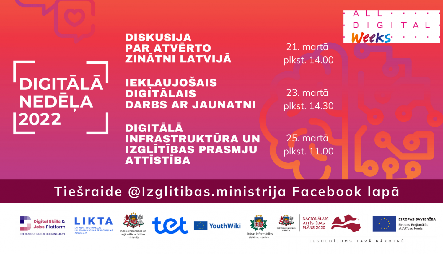 digitālās nedēļas IZM afiša