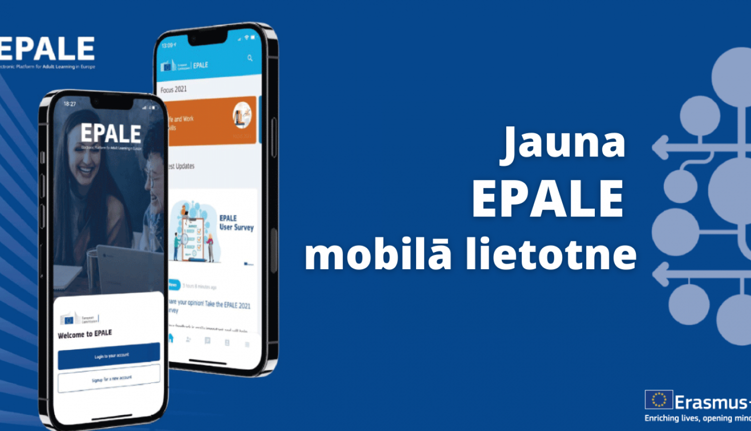 Epale jaunā lietotne