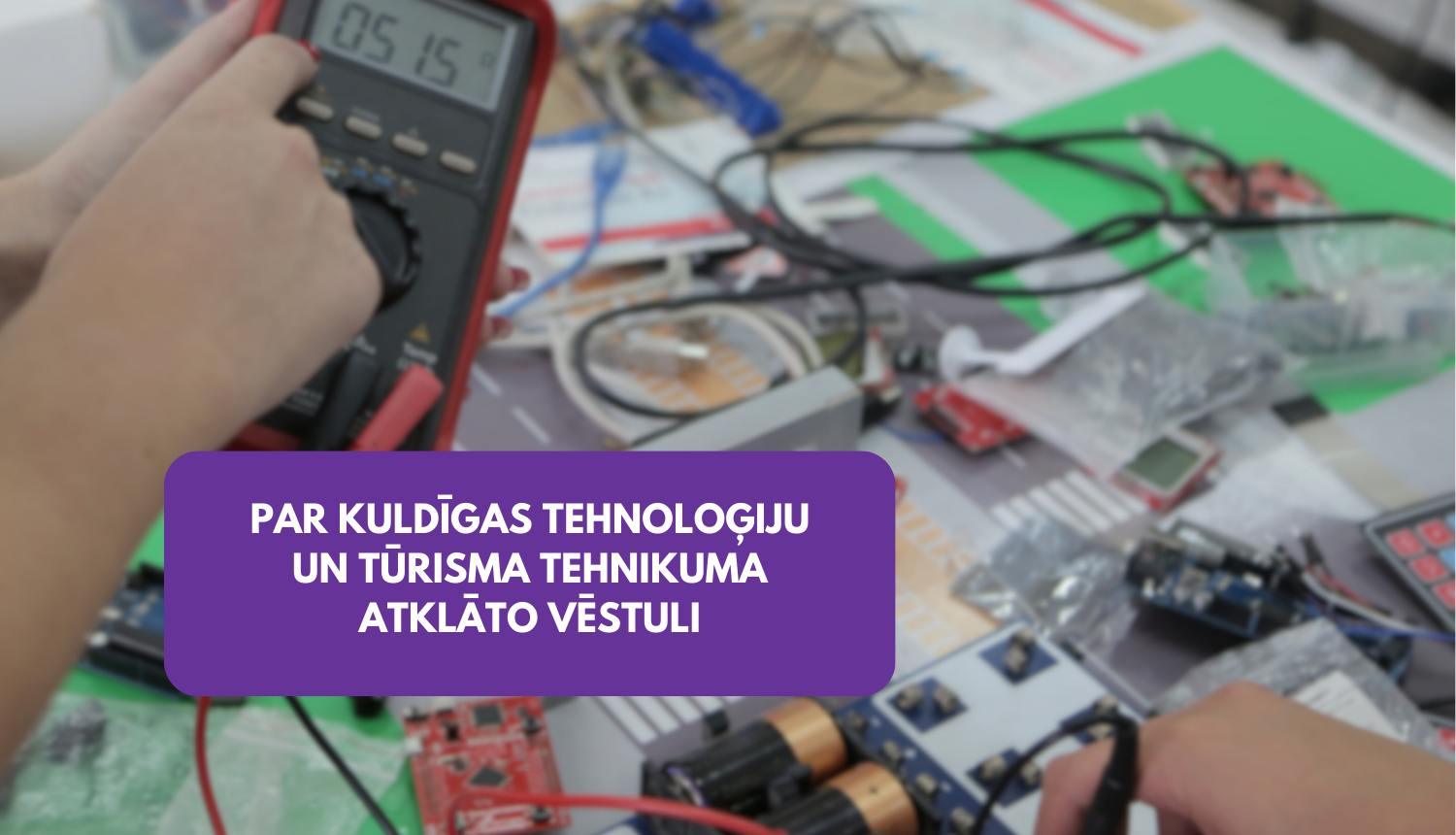 Attēlā ir iekļauts teksts Par Kuldīgas Tehnoloģiju un tūrisma tehnikuma atklāto vēstuli