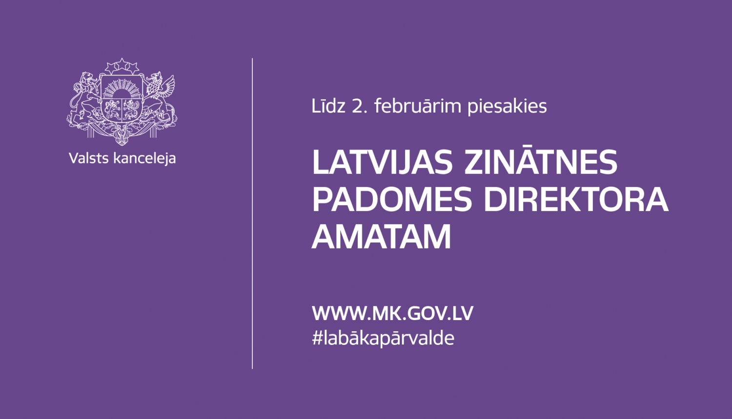 LZP vadītāja konkurss