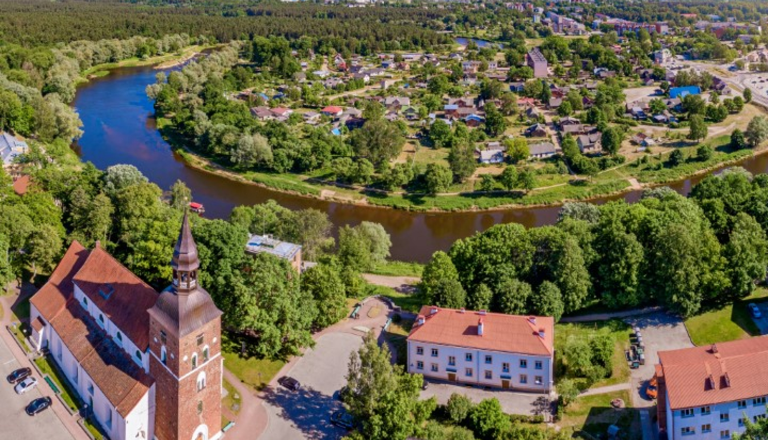 Valmiera no putna lidojuma
