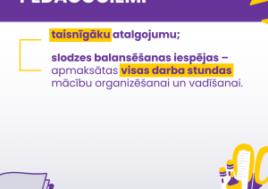 Jaunā kārtība nodrošinās pedagogiem