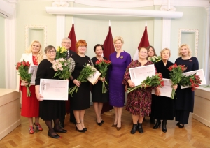 MK Atzinības rakstu pasniegšana